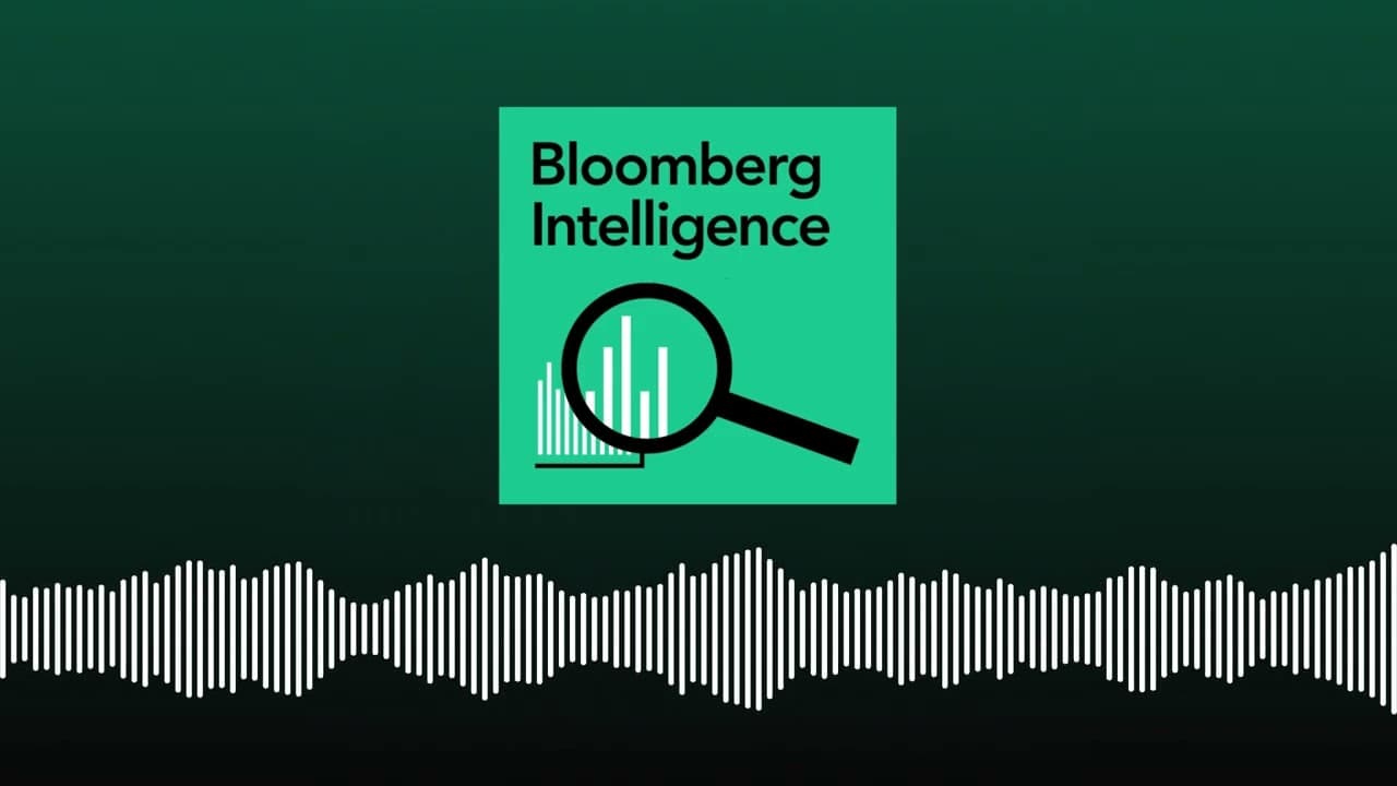 A stylized graphic showing a magnifying glass over a bar chart, representing market analysis and intelligence, with a green background.