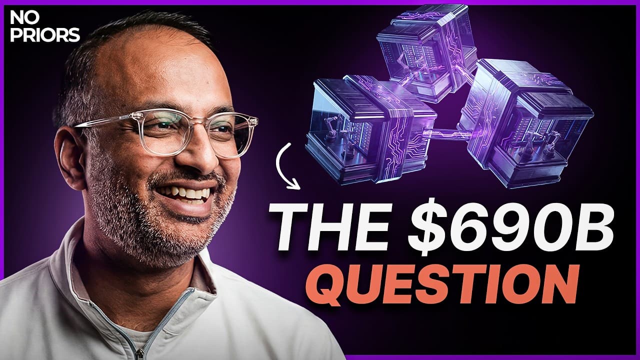 A stylized image of interconnected digital nodes and data streams, representing the vast and complex network of AI infrastructure, with a subtle overlay of financial graphs.