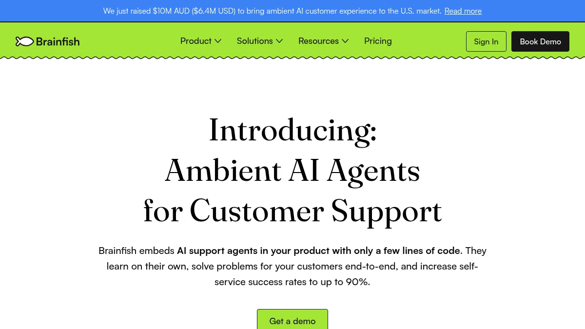 Brainfish Secures $6.4M for AI Customer Experience Expansion