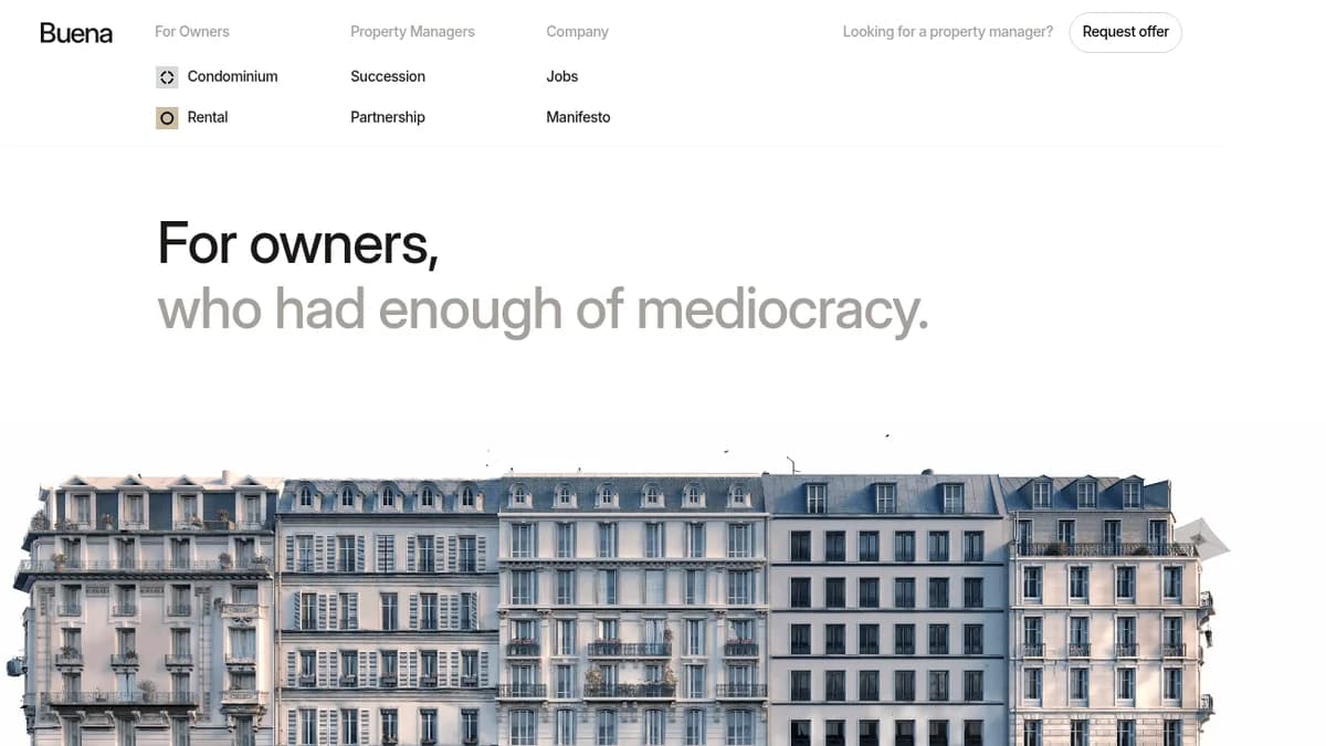 Buena Lands €49M for AI Property Management Digitization