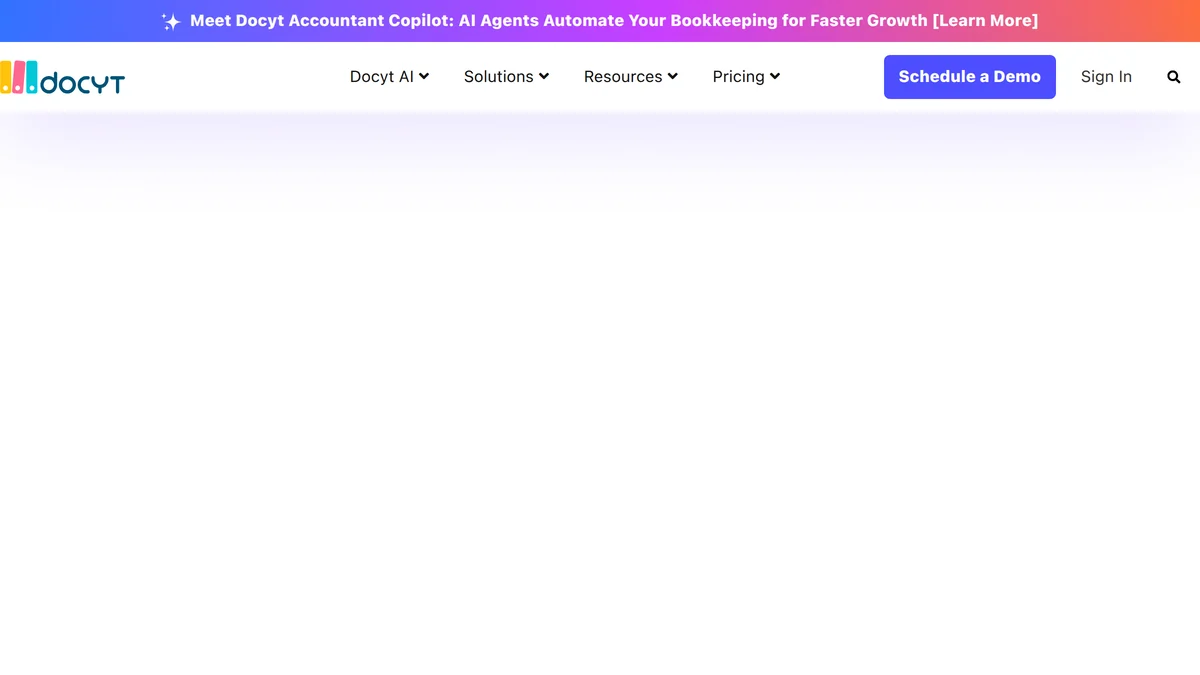 Docyt Secures $12M Pre-Series B for AI Accounting Automation