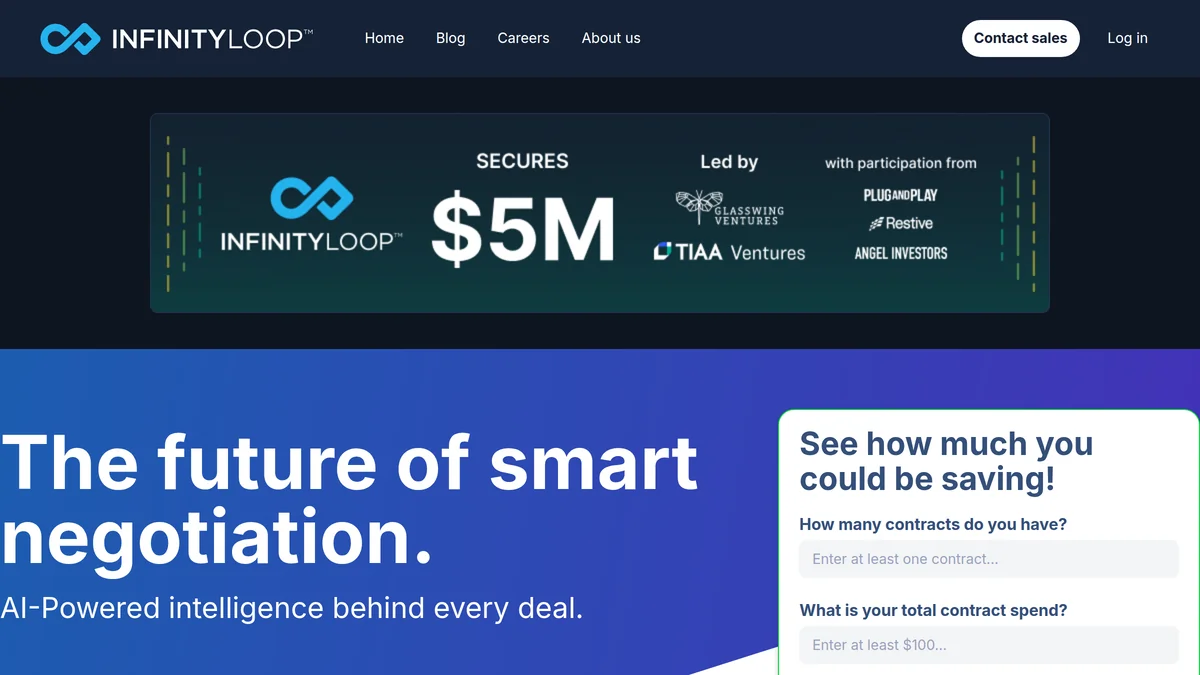 Infinity Loop Secures $5M for Contract Intelligence Platform Expansion