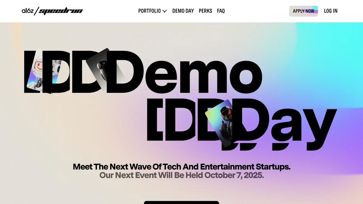 A16Z's SPEEDRUN Unveils SR006, Offering a $1 Million Boost to Early-Stage Startups Worldwide