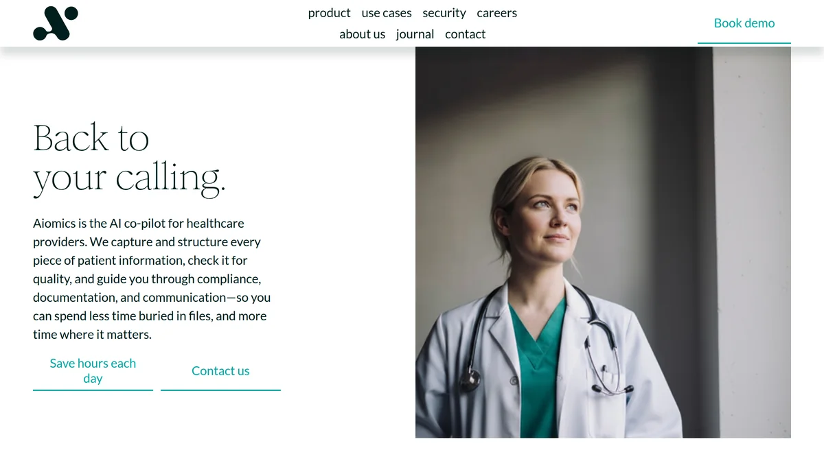 Aiomics Secures €2M Pre-Seed for AI Healthcare Documentation Platform