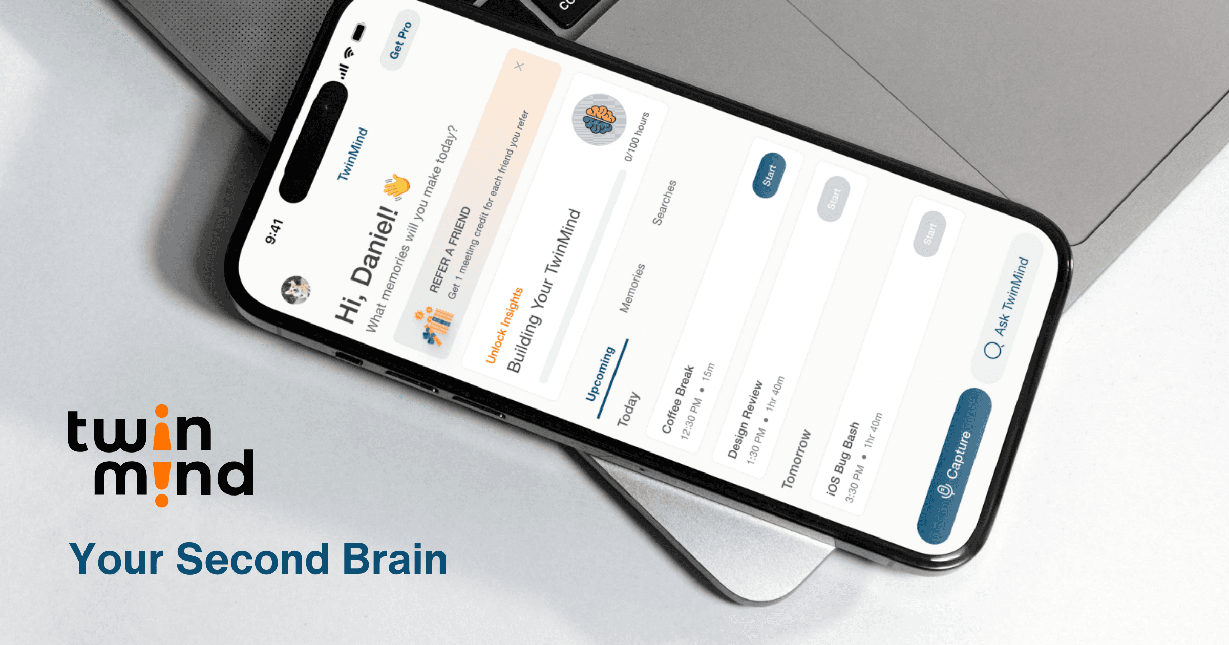 TwinMind AI App Secures $5.7M Seed for Second Brain Tech