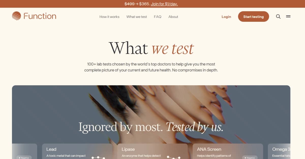 Function Health Secures $298 Million Series B at $2.5 Billion Valuation