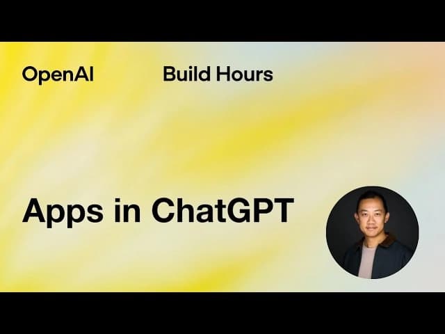 AI-First Application Paradigm: Building Conversational Apps Inside ChatGPT