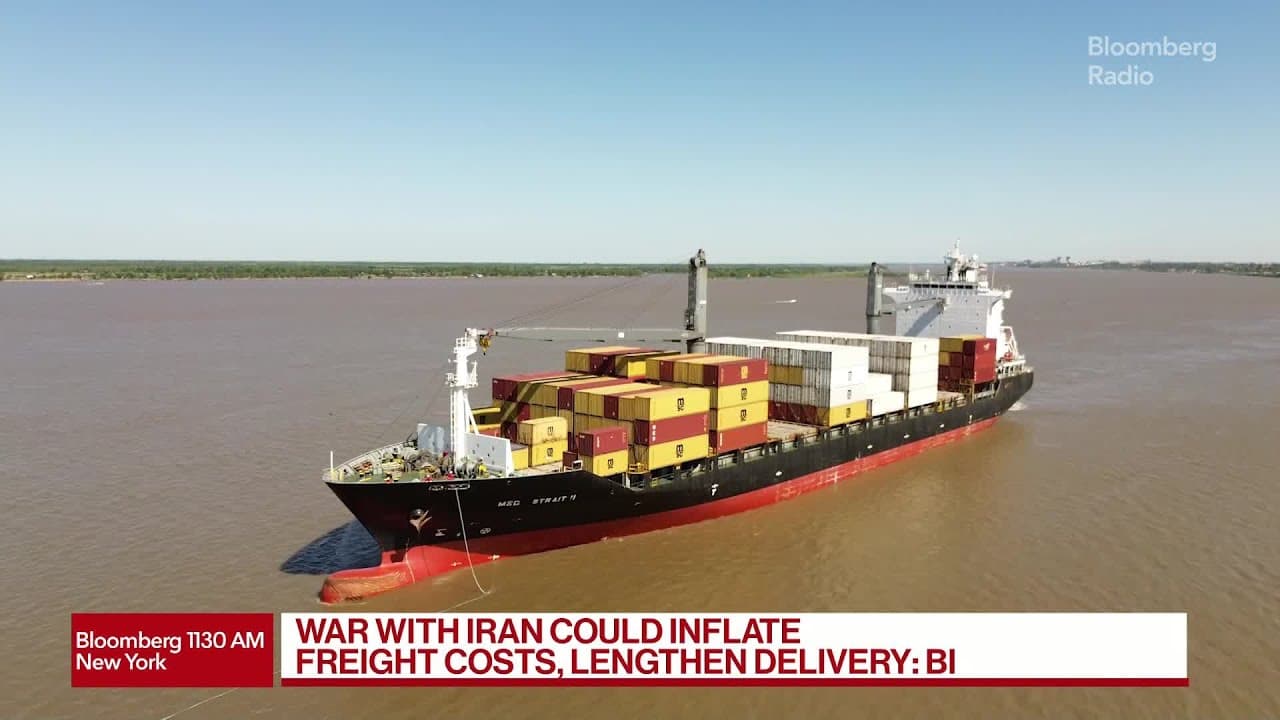 Lee Klaskow, Sr. Transportation & Logistics Analyst at Bloomberg Intelligence, speaking during a broadcast.