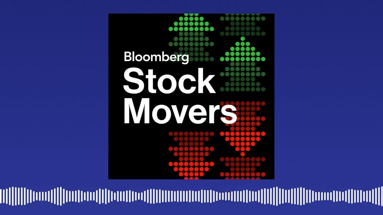 Bloomberg Stock Movers logo with green and red arrows indicating upward and downward stock trends
