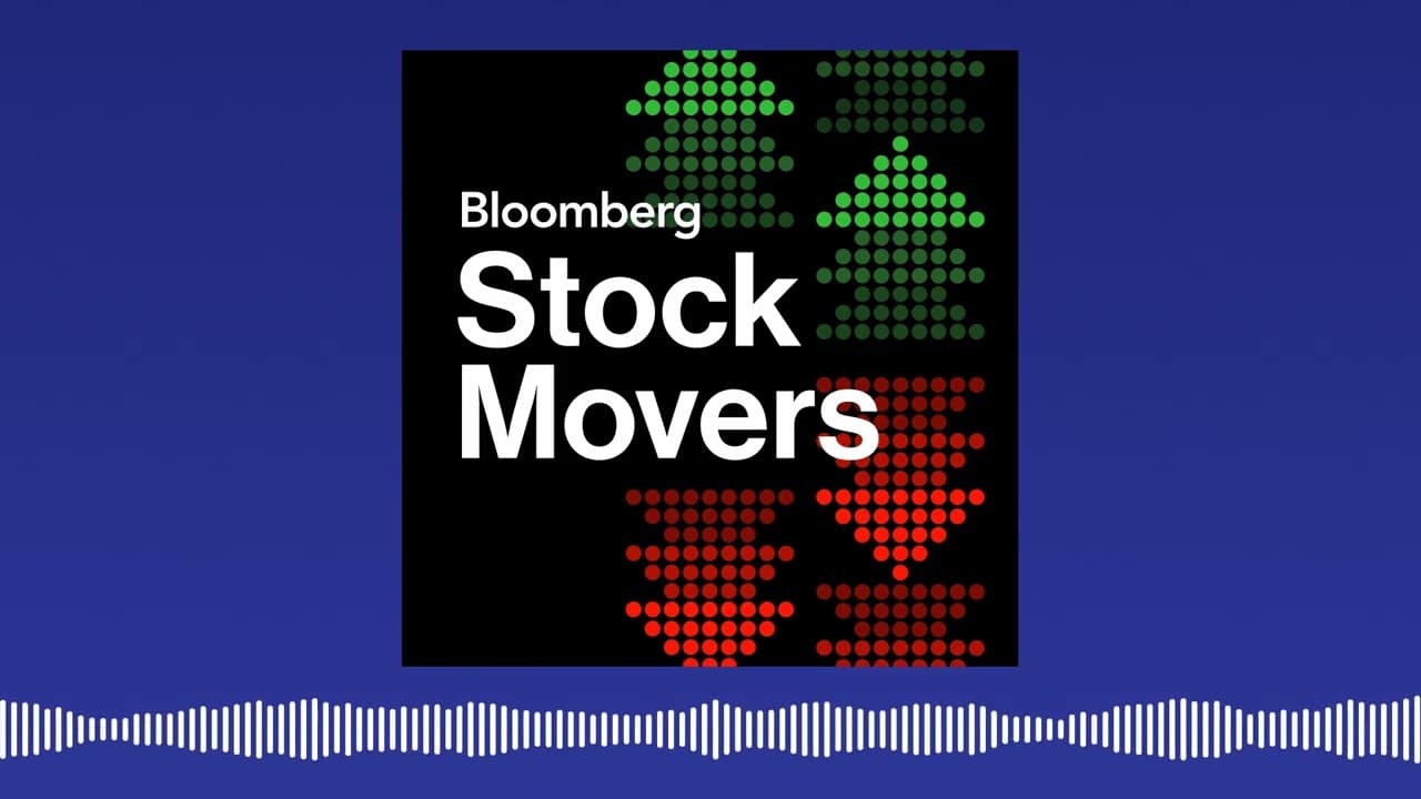 Bloomberg Stock Movers logo with up and down arrows
