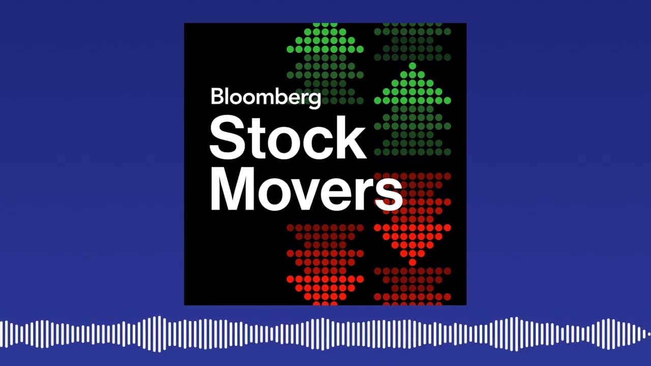 Bloomberg Stock Movers logo with arrows indicating upward and downward trends