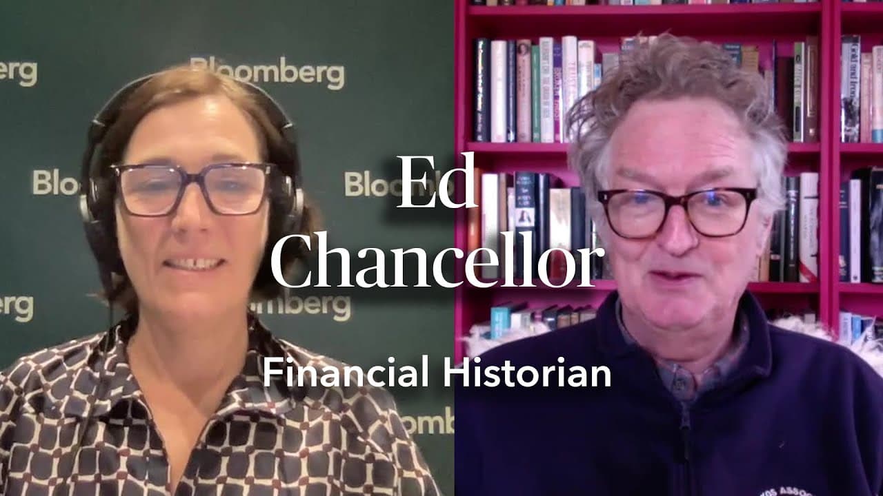 Edward Chancellor speaking on Bloomberg's Merrn Talks Money podcast.