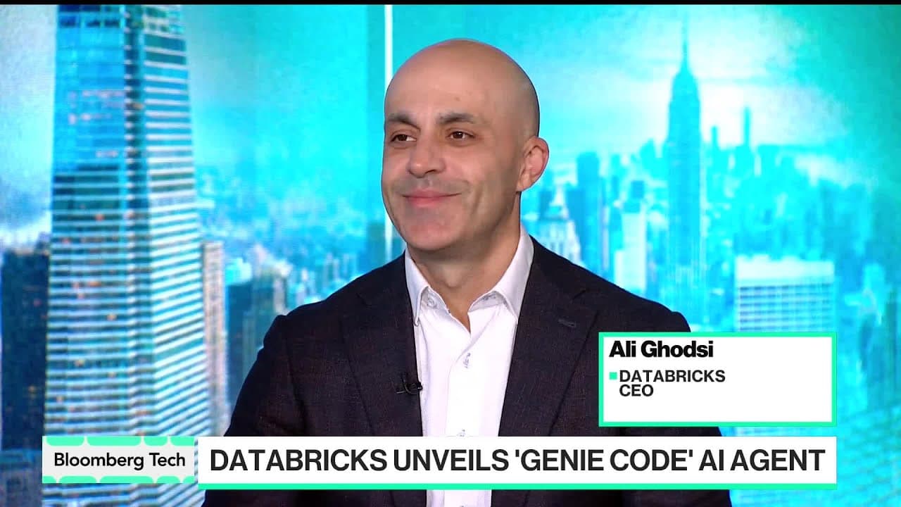 Ali Ghodsi, CEO of Databricks, interviewed on Bloomberg Tech.