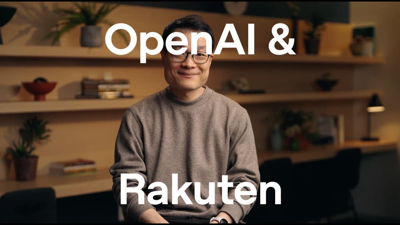 Yusuke Kaji, General Manager AI for Business, Rakuten, speaking about AI adoption