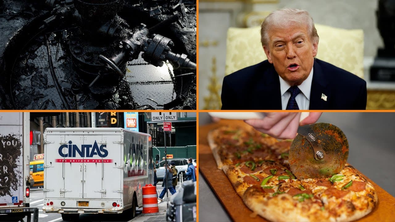 Bloomberg Money Minute title card with a clock graphic