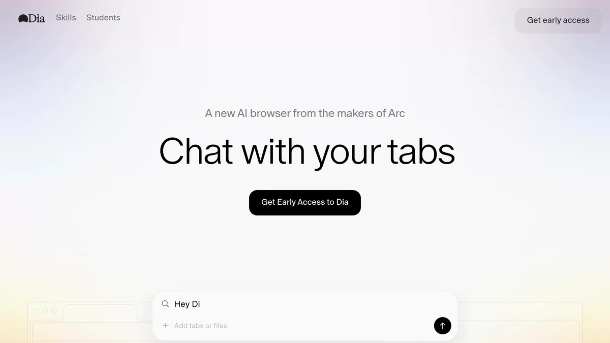 Screenshot of The Browser Company funding