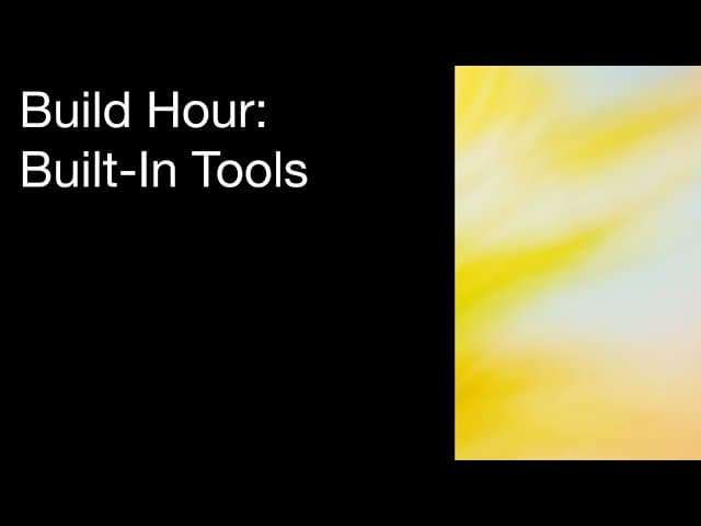 OpenAI Built-in Tools Development