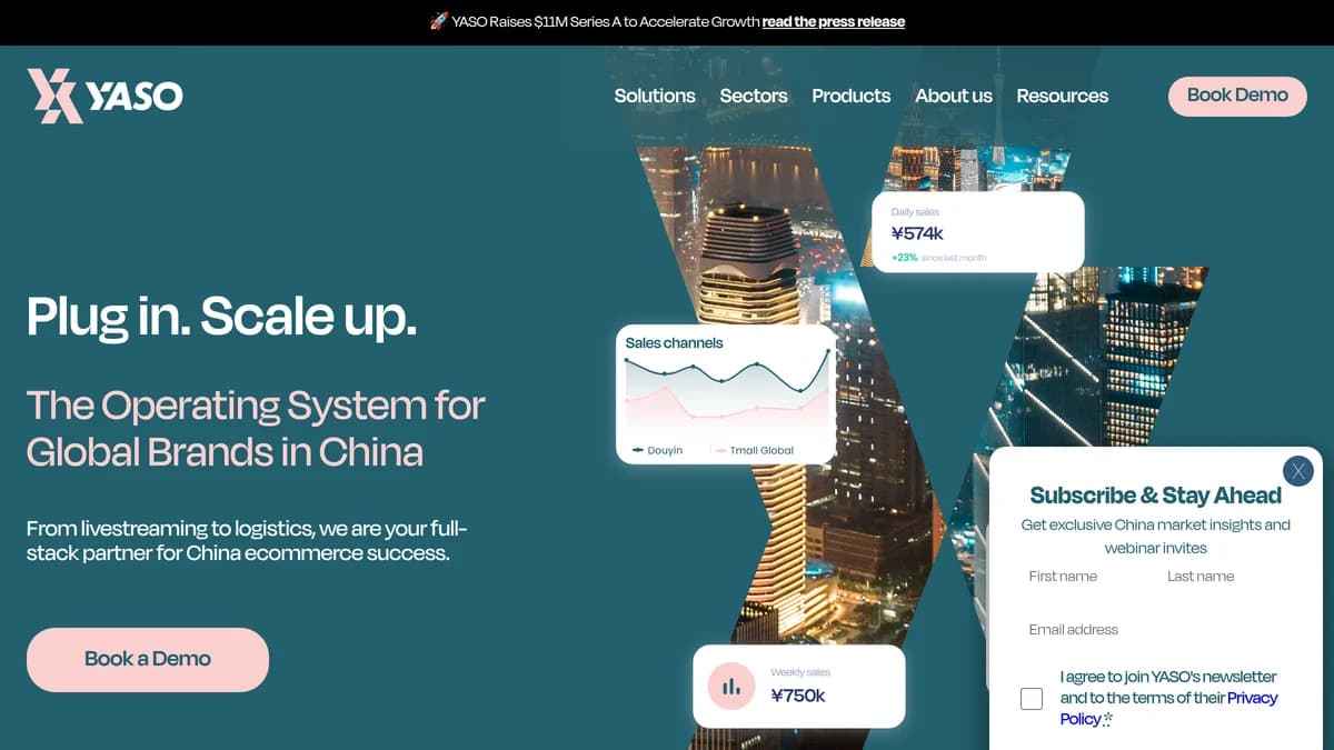 Screenshot of YASO Series A