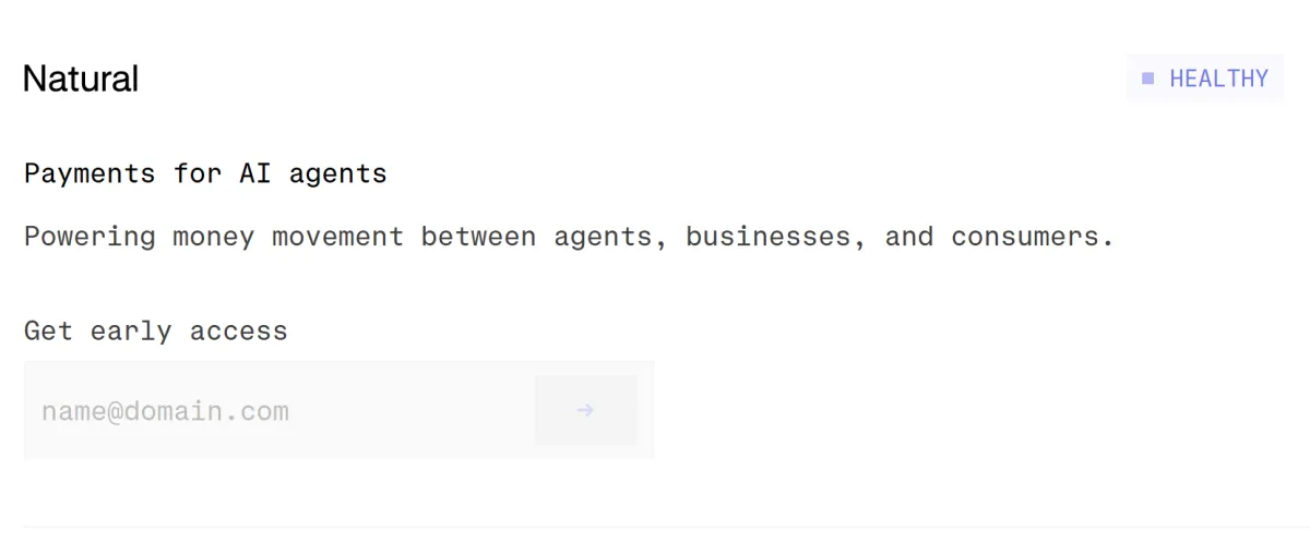 Natural Raises $9.8M to Build Payments for AI Agents in an Autonomous Future