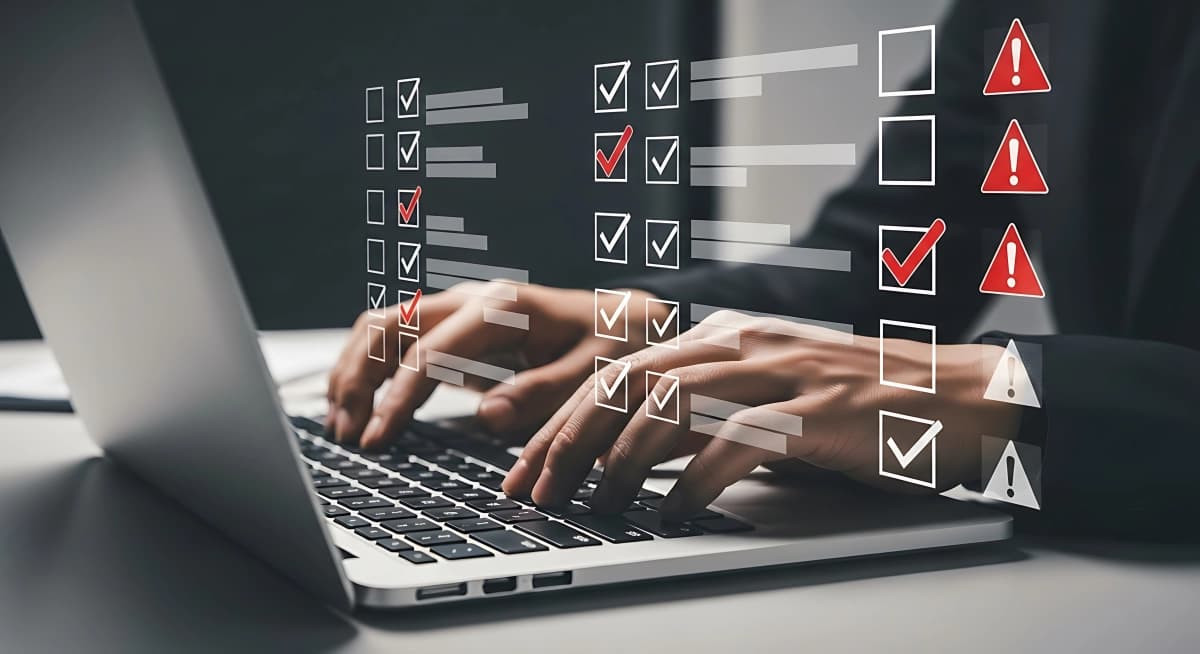 A dashboard displaying performance metrics and graphs, representing the process of AI scale testing and performance monitoring.