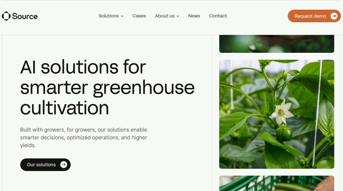 Source.ag raises $17.5M to advance AI for controlled environment agriculture