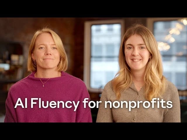 AI for nonprofits