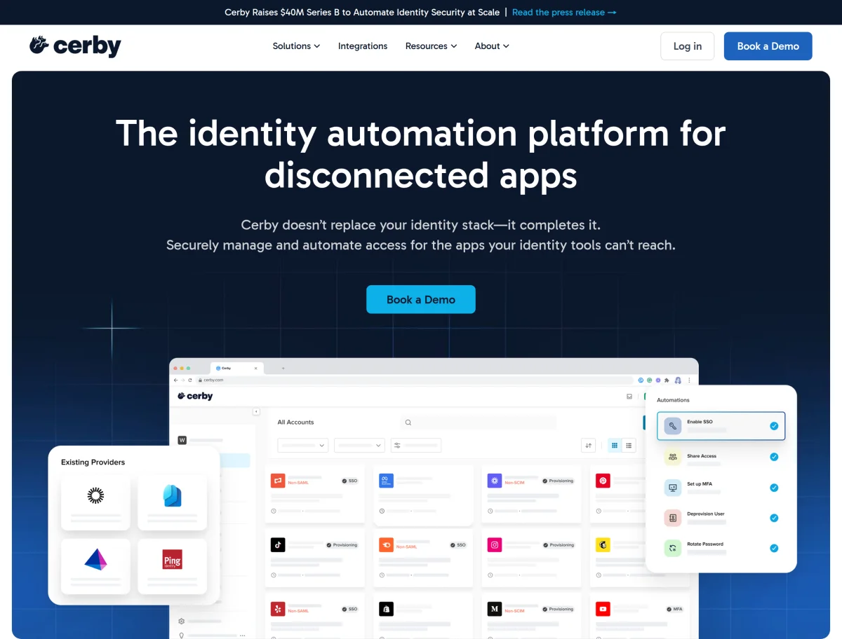 Cerby Secures $40 Million in Series B Funding screenshot