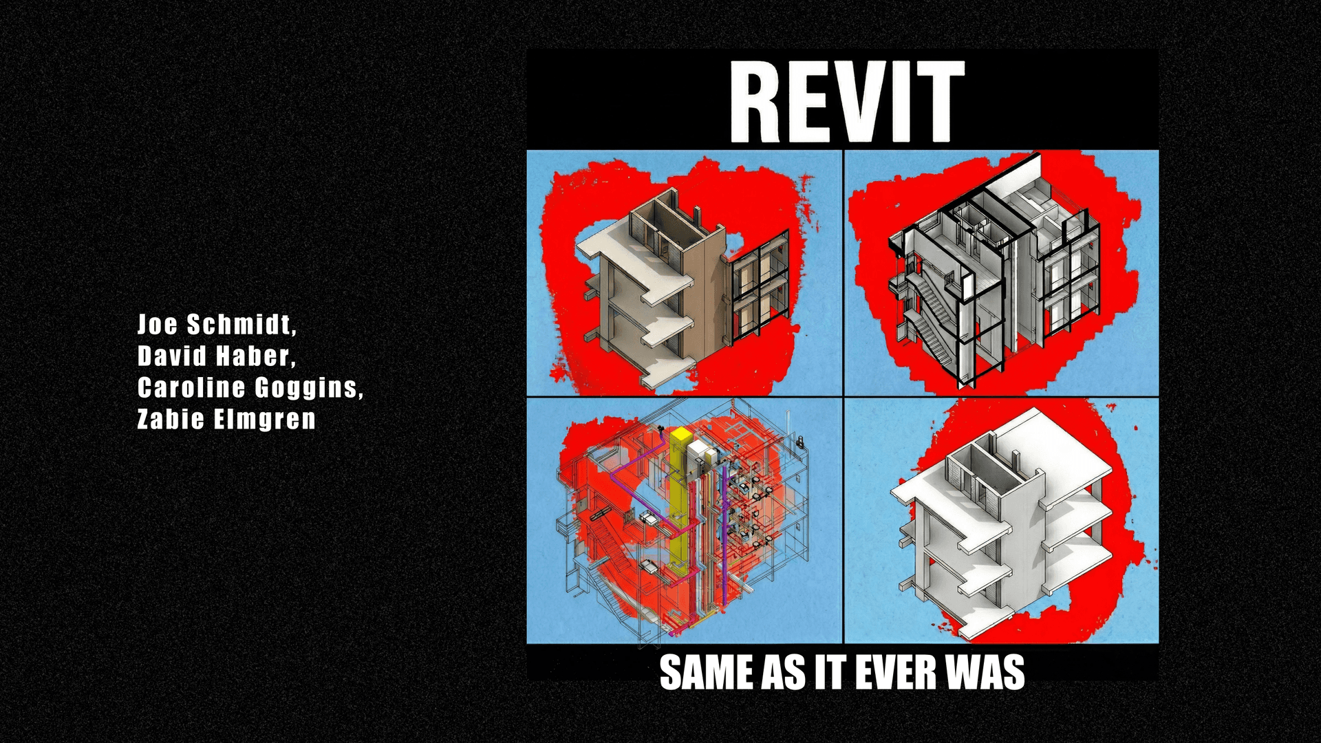 Abstract representation of AI algorithms overlaid on architectural blueprints and building schematics.