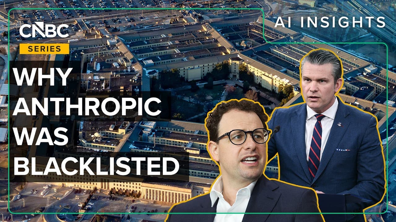 Kate Rooney reporting for CNBC with the Pentagon building in the background.