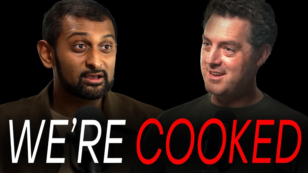 Dylan Patel speaking into a microphone on a podcast.