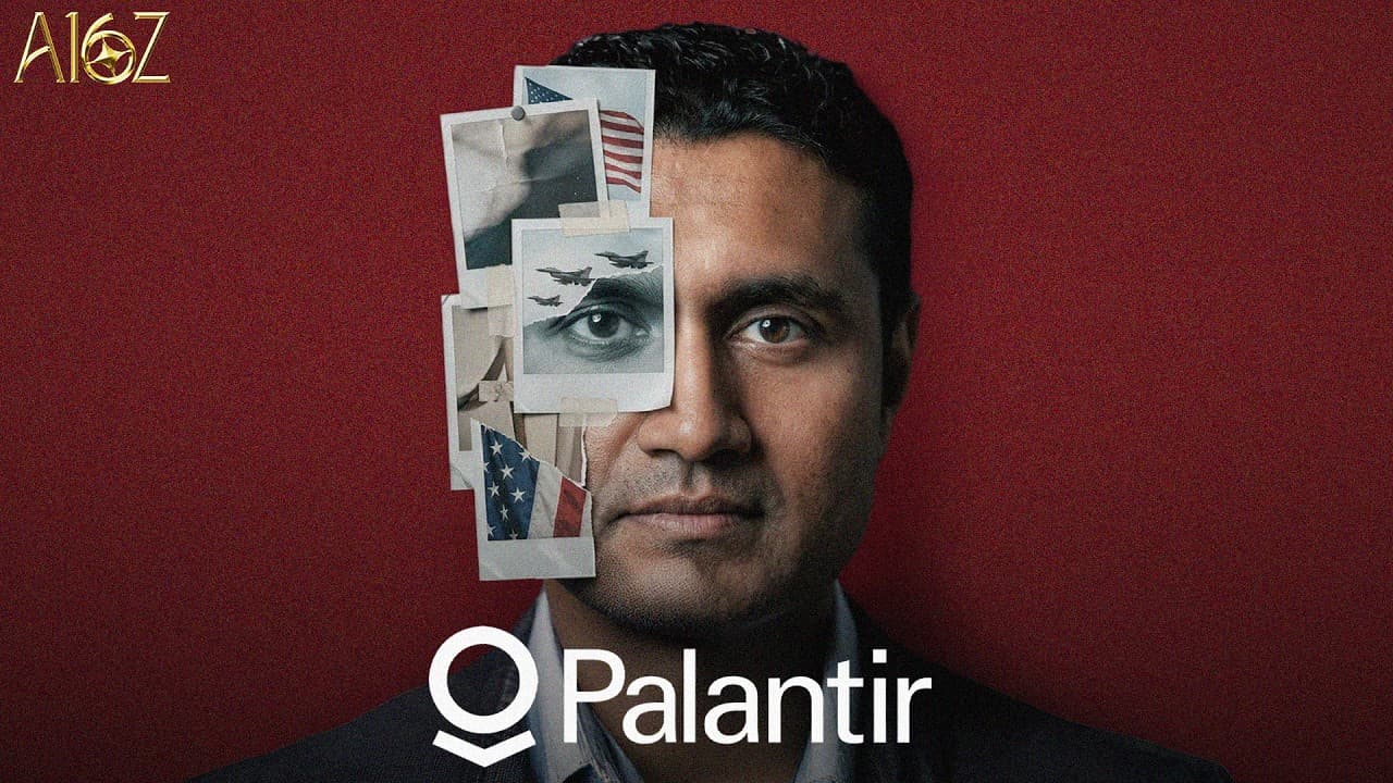 Shyam Sankar, CTO of Palantir Technologies, speaking in a video interview.