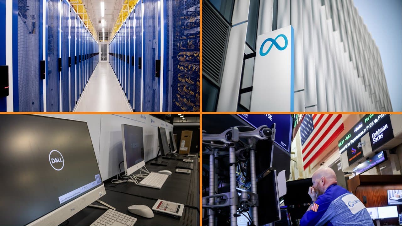 A stylized graphic representing OpenAI's high valuation and investment figures, with subtle AI-themed elements in the background.