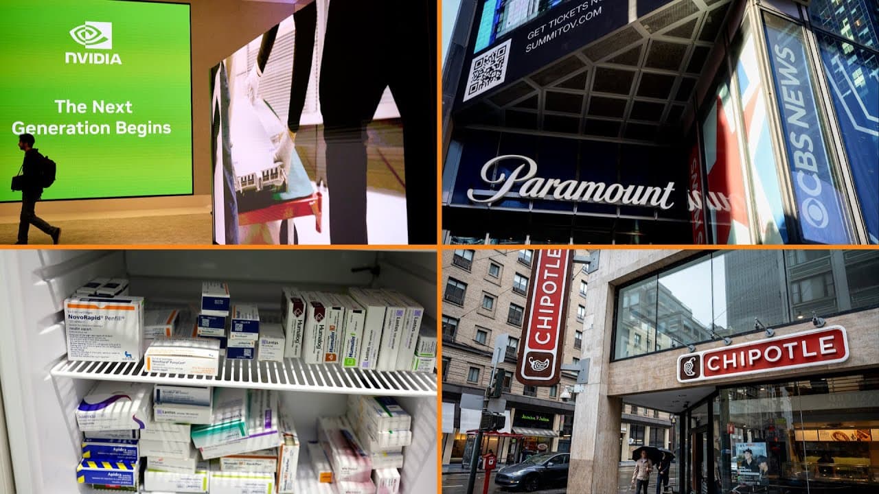 AMD logo and Meta logo side-by-side with a stylized AI chip graphic.