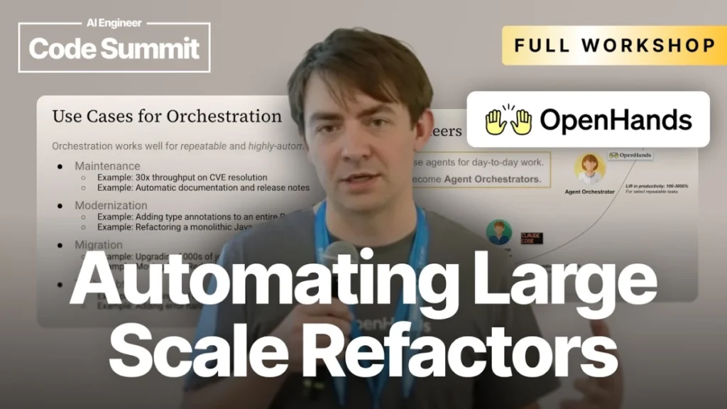 OpenHands Reveals the Architecture for Massive Automated Refactoring